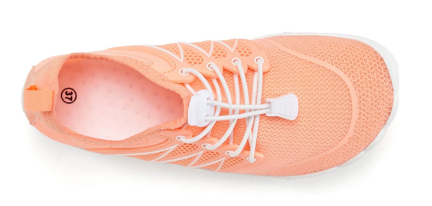 Venice Beach Badelatsche, Badeschuhe, Badeschlappe, Barfußschuh, leichter Slipper Aquaschuh Wasserschuh mit elastischen Bändern, schnelltrocknend VEGAN – Bild 3 von 5