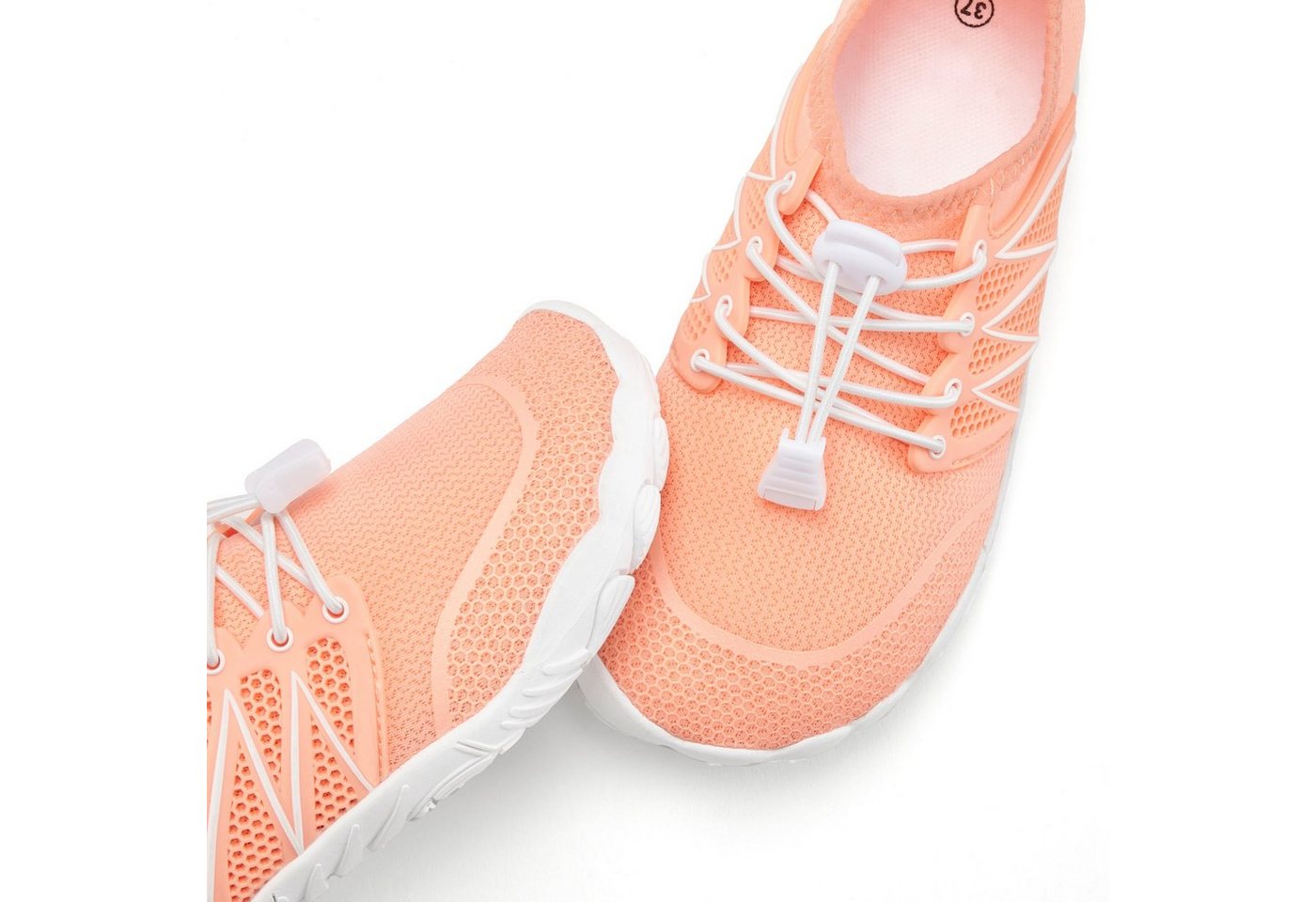 Venice Beach Badelatsche, Badeschuhe, Badeschlappe, Barfußschuh, leichter Slipper Aquaschuh Wasserschuh mit elastischen Bändern, schnelltrocknend VEGAN – Bild 5 von 5