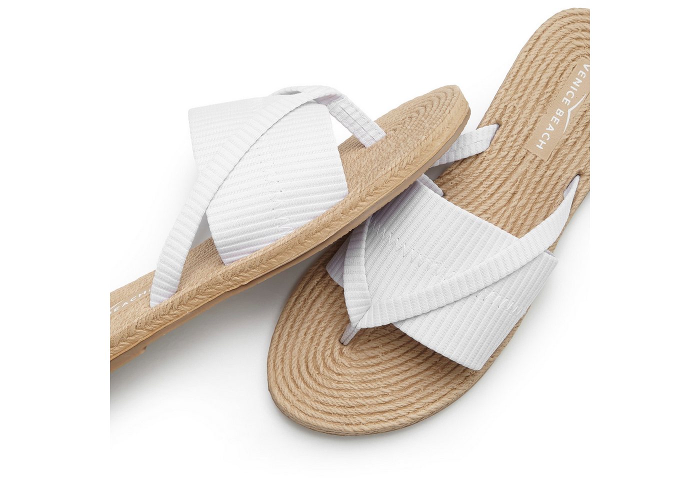Venice Beach Badepantolette, Badelatsche, Badezehentrenner, Sandale, Mule Badeschuh NEU Pantolette, Zehentrenner mit wasserabweisender und leichter Sohle – Bild 5 von 5
