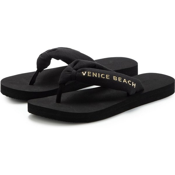 Venice Beach Badeschuhe, Badelatsche, Flip Flop, Sandale, Pantolette, Sommerschuhe Badezehentrenner NEU Zehentrenner mit wasserabweisender und leichter Sohle VE