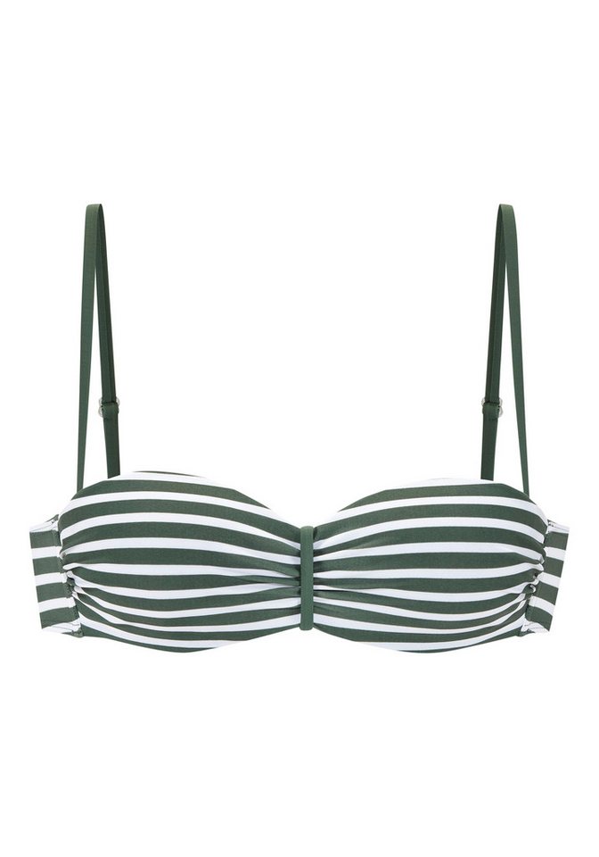 Venice Beach Bandeau-Bikini-Top Summer, Im Streifendesign – Bild 2 von 5