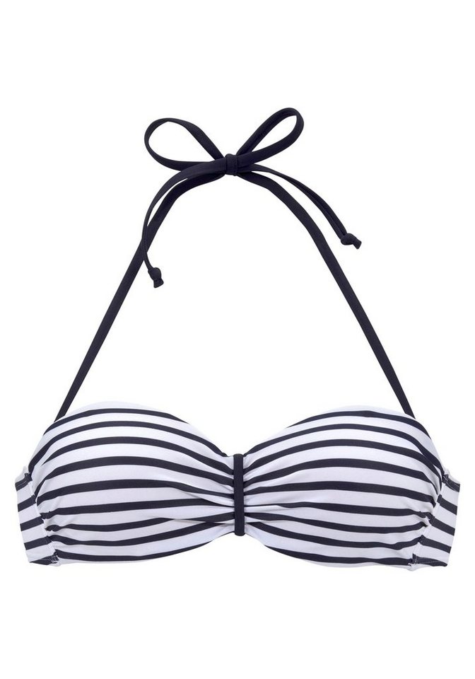Venice Beach Bandeau-Bikini-Top Summer, mit geraffter Mitte – Bild 2 von 5
