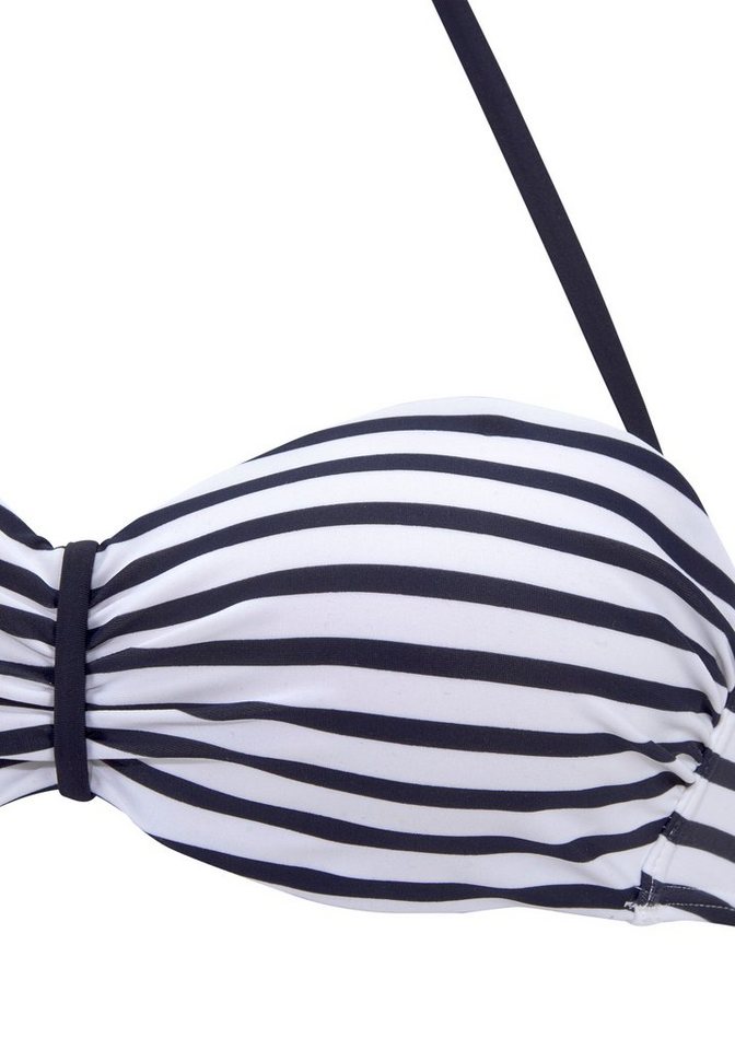 Venice Beach Bandeau-Bikini-Top Summer, mit geraffter Mitte – Bild 3 von 5
