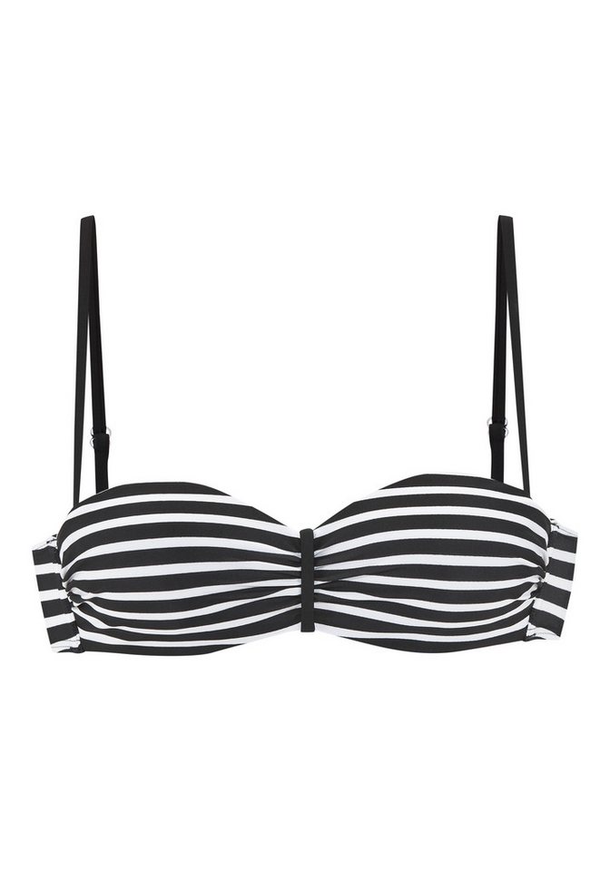 Venice Beach Bandeau-Bikini-Top Summer, Im Streifendesign – Bild 2 von 5