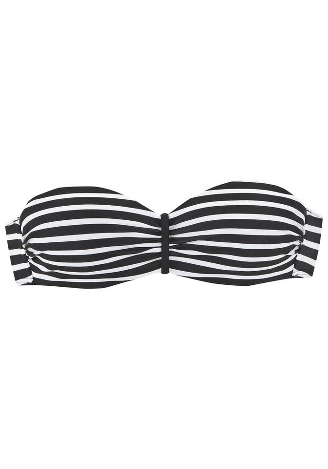 Venice Beach Bandeau-Bikini-Top Summer, Im Streifendesign – Bild 3 von 5