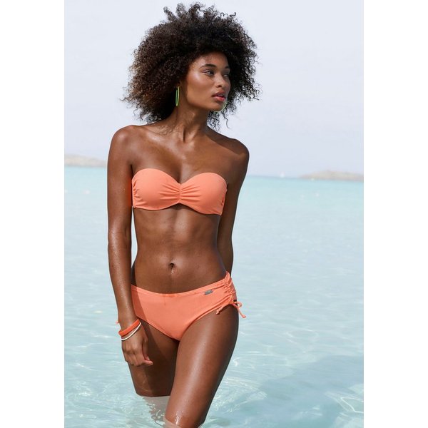 Venice Beach Bikini-Hose Lucky aus gerippter Strukturware