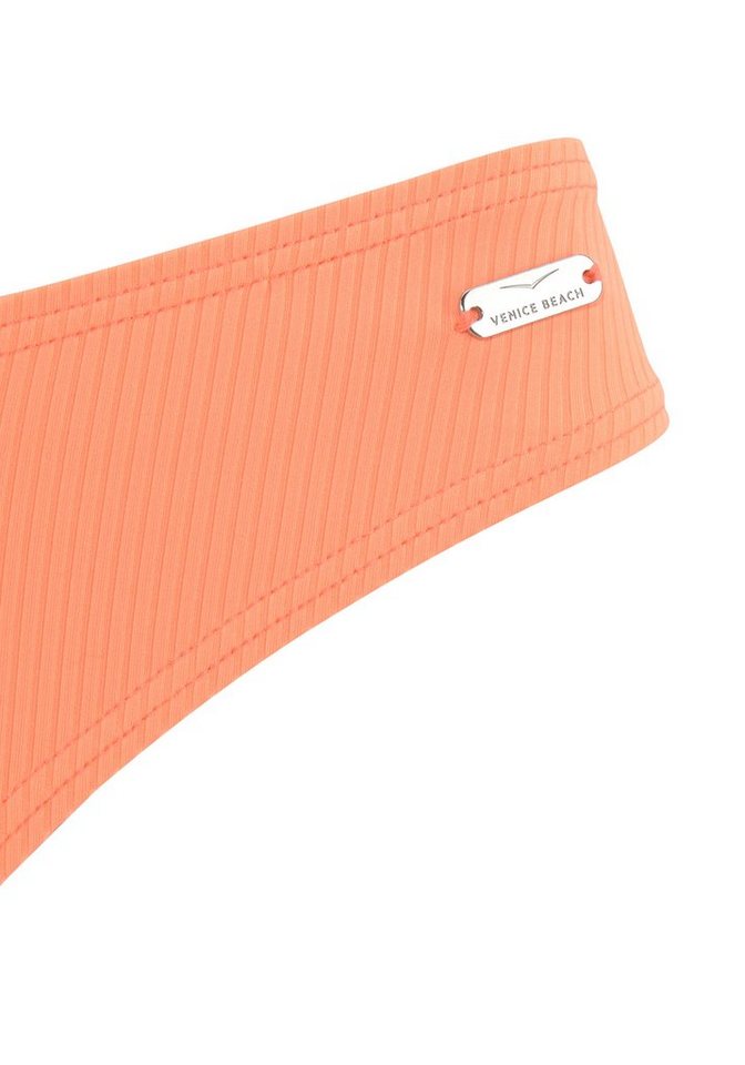 Venice Beach Bikini-Hose Lucky aus gerippter Strukturware – Bild 3 von 5