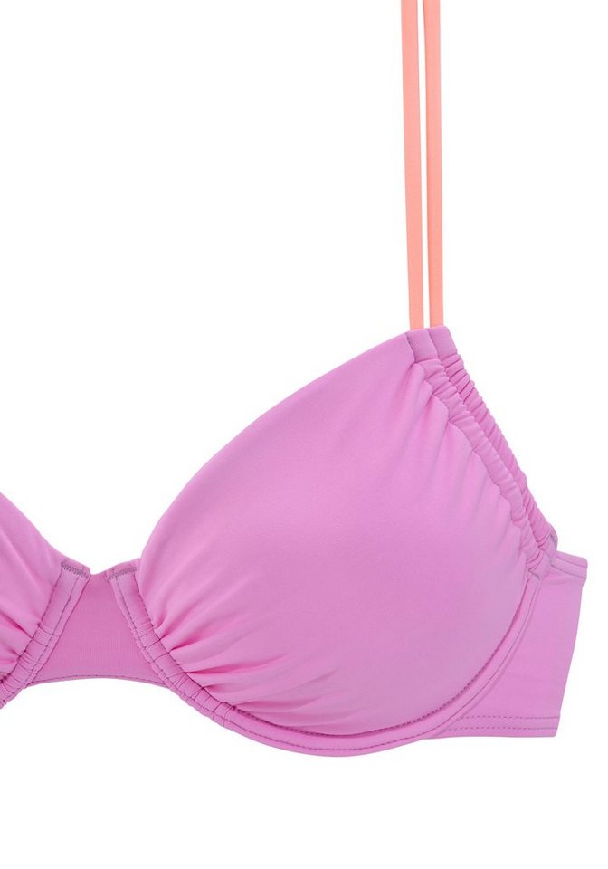 Venice Beach Bügel-Bikini-Top Anna, mit kontrastfarbenen Details – Bild 3 von 5