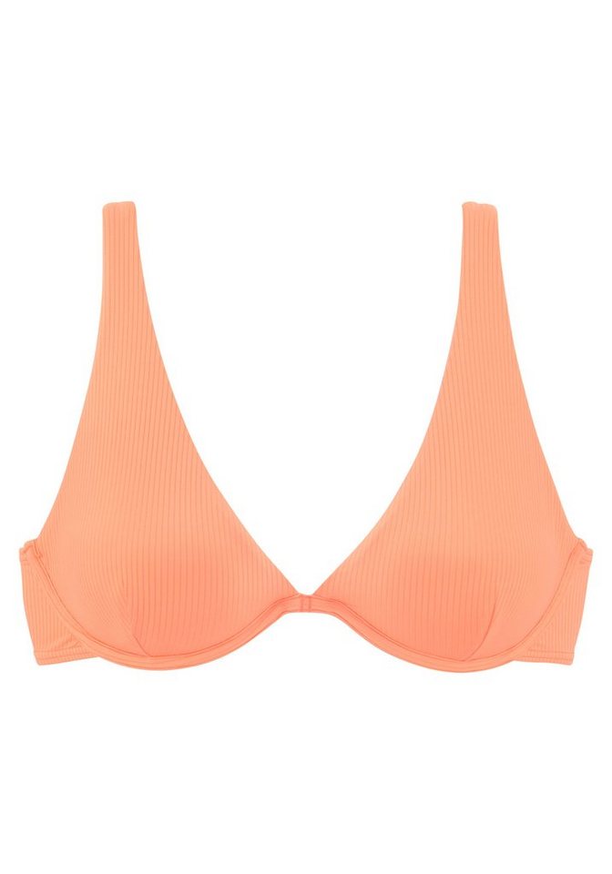 Venice Beach Bügel-Bikini-Top Lucky, aus gerippter Strukturware – Bild 2 von 5