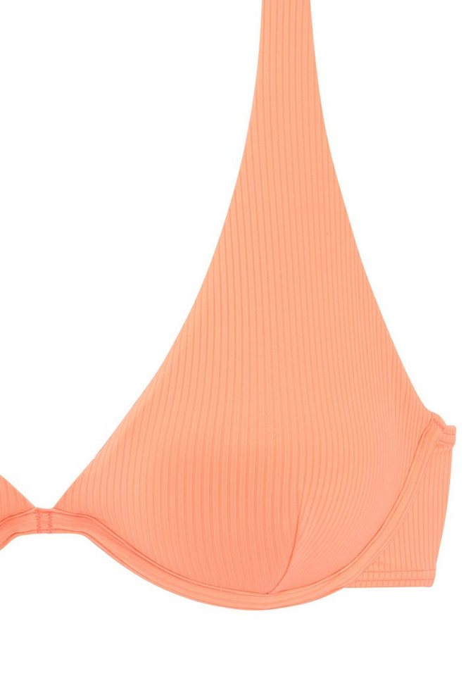 Venice Beach Bügel-Bikini-Top Lucky, aus gerippter Strukturware – Bild 3 von 5