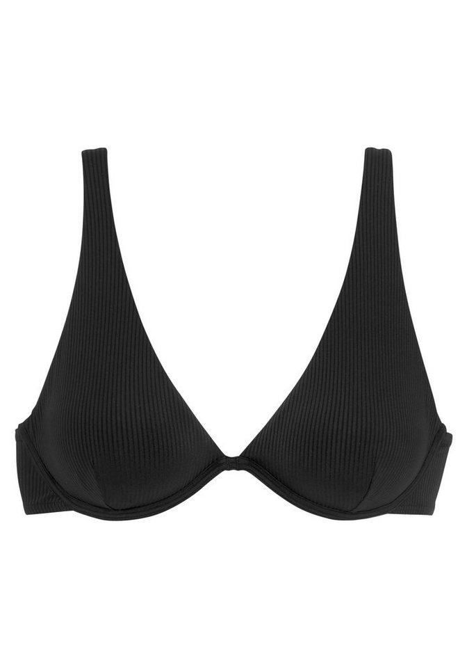 Venice Beach Bügel-Bikini-Top Lucky, aus gerippter Strukturware – Bild 2 von 5