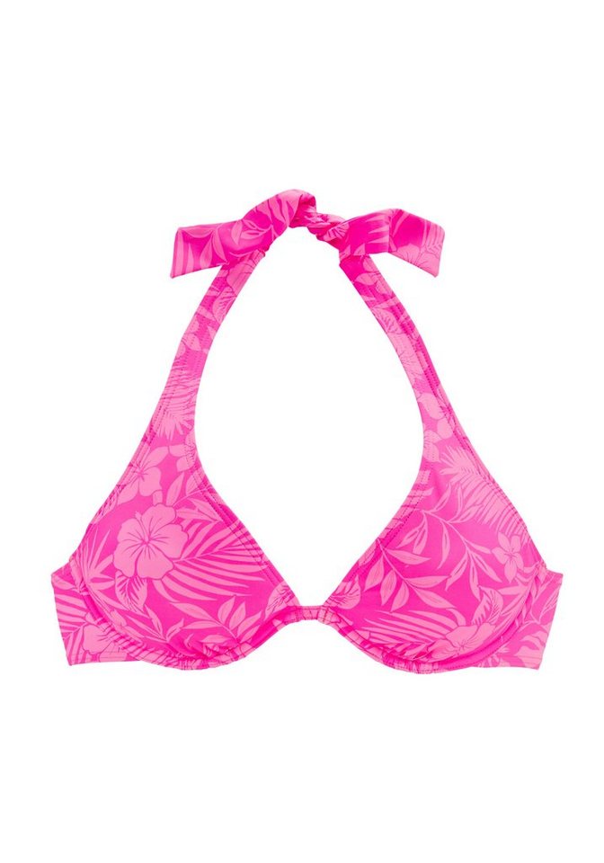 Venice Beach Bügel-Bikini-Top Moloka, mit tropischem Print – Bild 2 von 5