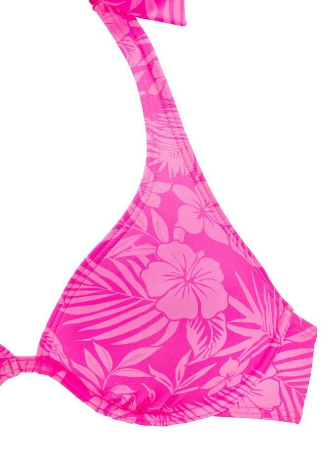 Venice Beach Bügel-Bikini-Top Moloka, mit tropischem Print – Bild 3 von 5