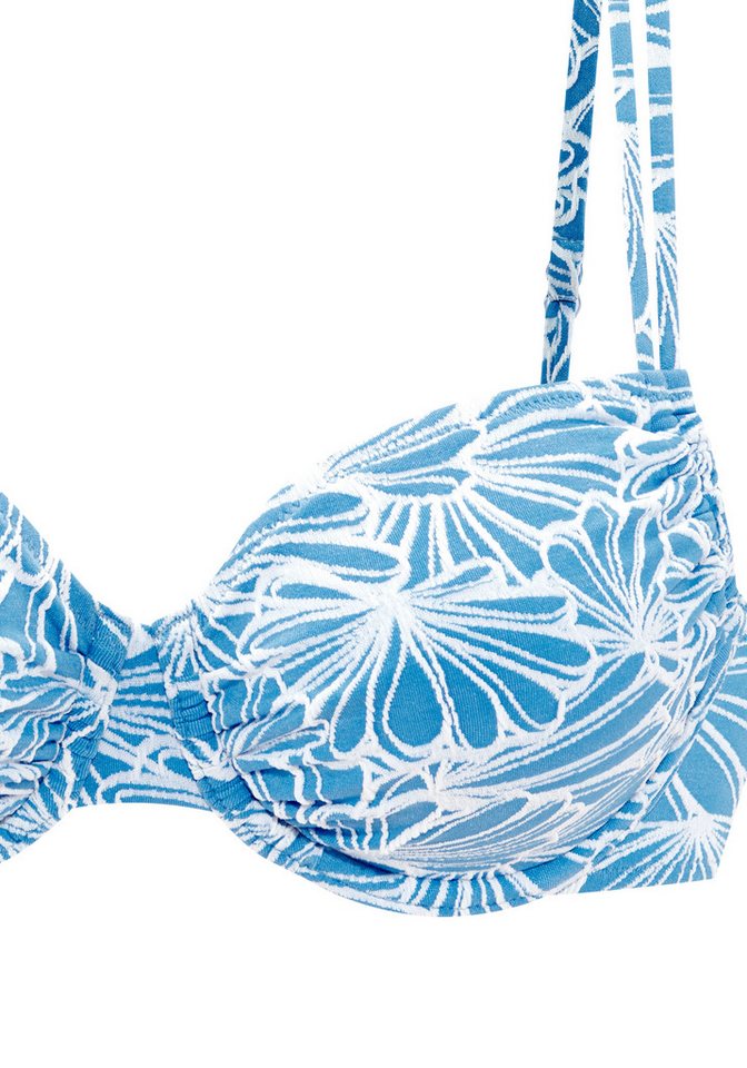 Venice Beach Bügel-Bikini-Top Peony, aus modischer Strukturware – Bild 3 von 4