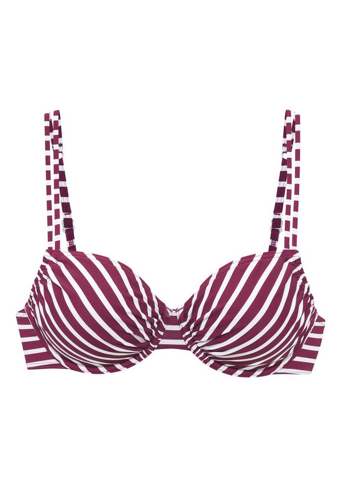 Venice Beach Bügel-Bikini-Top Tadu, im modernem Streifendesign – Bild 2 von 4