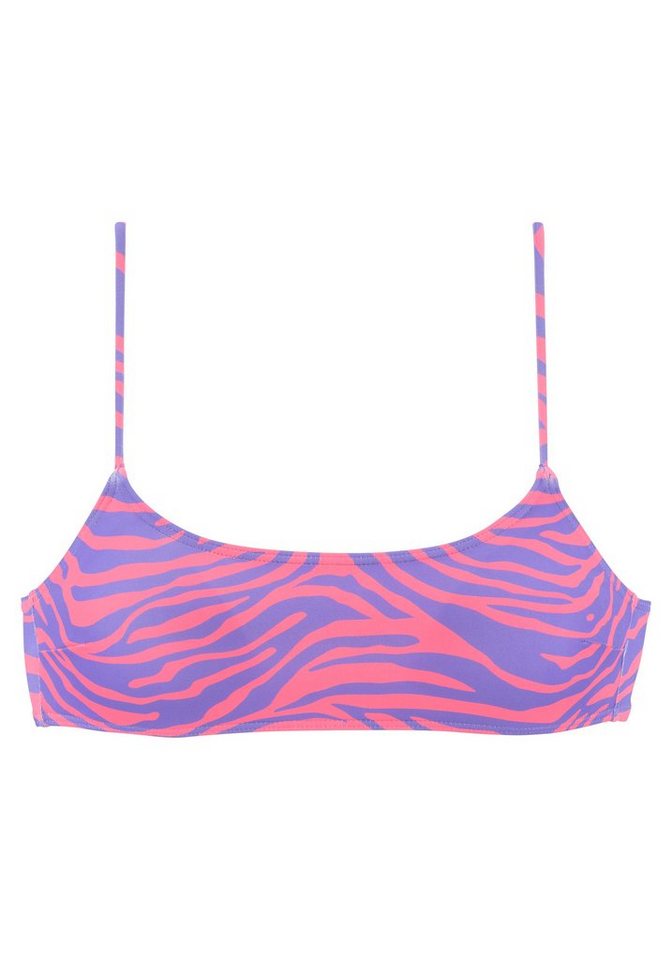 Venice Beach Bustier-Bikini-Top Fjella, in zweifarbiger Animal-Optik – Bild 2 von 5