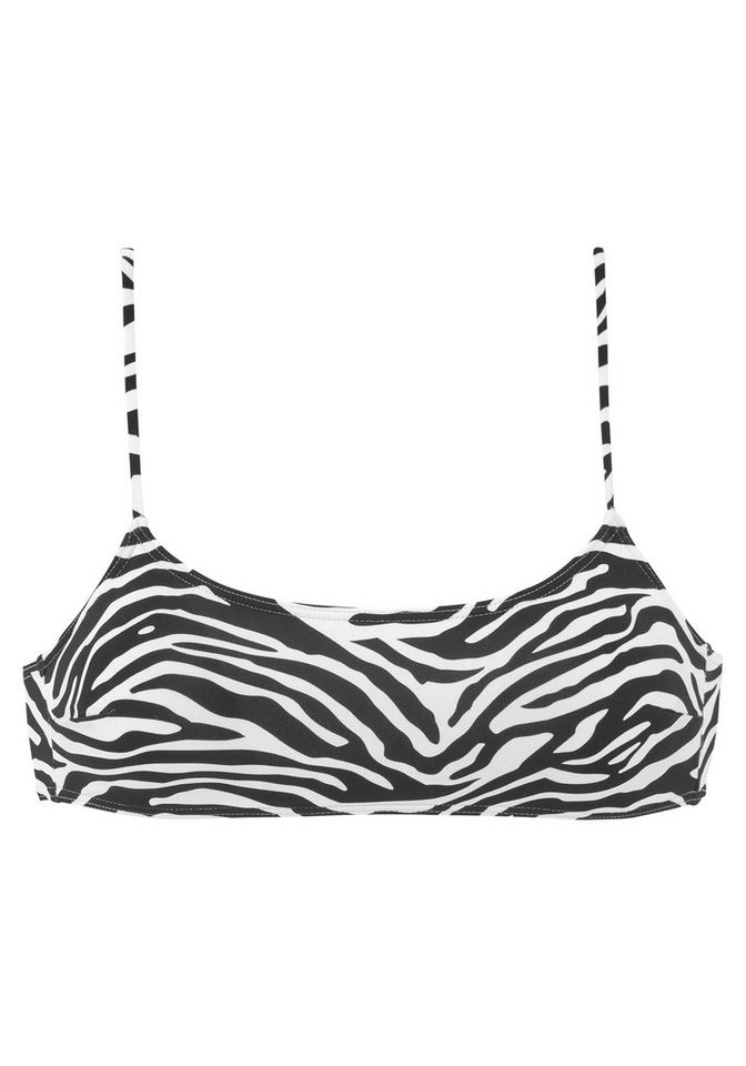 Venice Beach Bustier-Bikini-Top Fjella, in zweifarbiger Animal-Optik – Bild 2 von 5