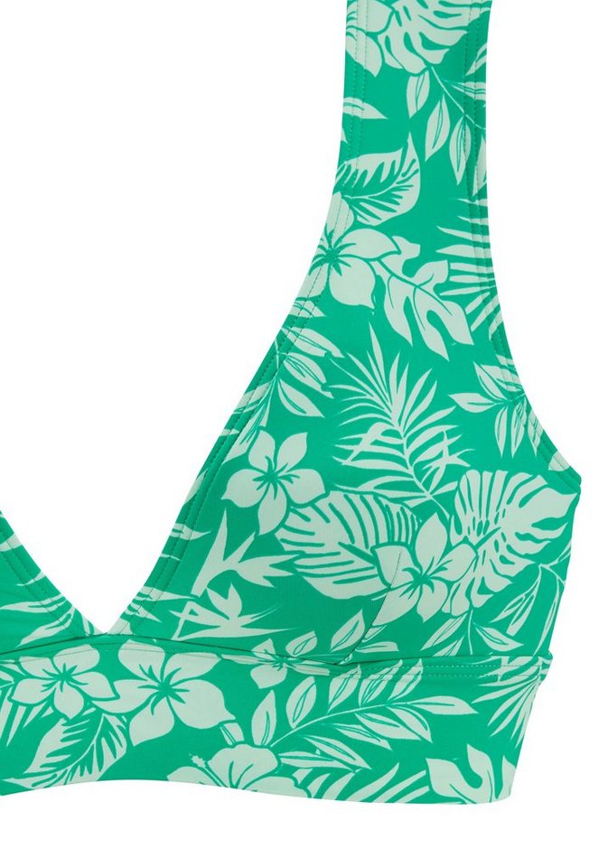 Venice Beach Bustier-Bikini-Top Moloka, mit tropischem Print – Bild 3 von 5