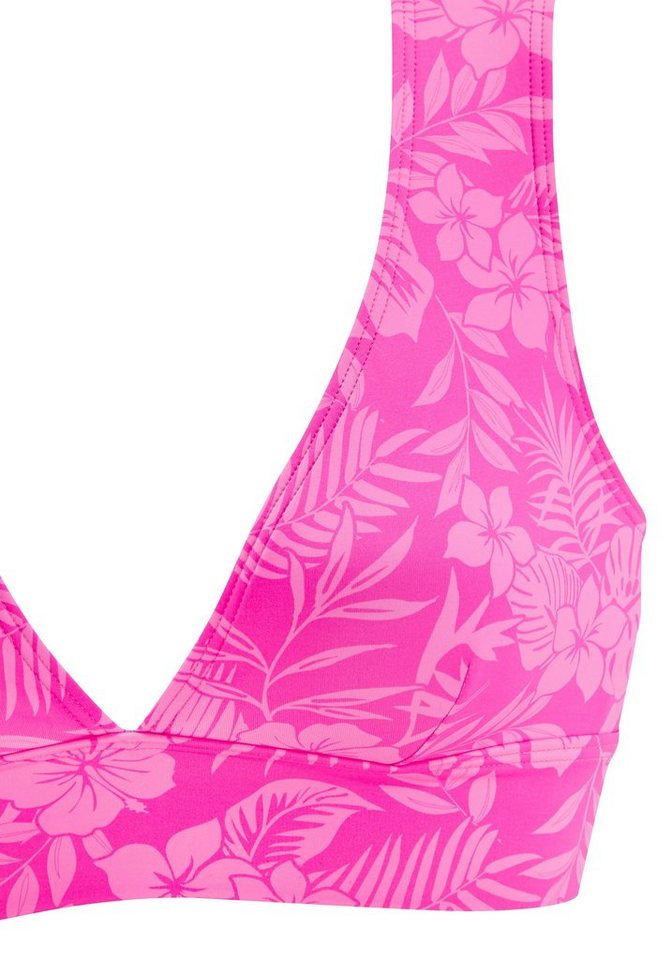 Venice Beach Bustier-Bikini-Top Moloka, mit tropischem Print – Bild 3 von 5