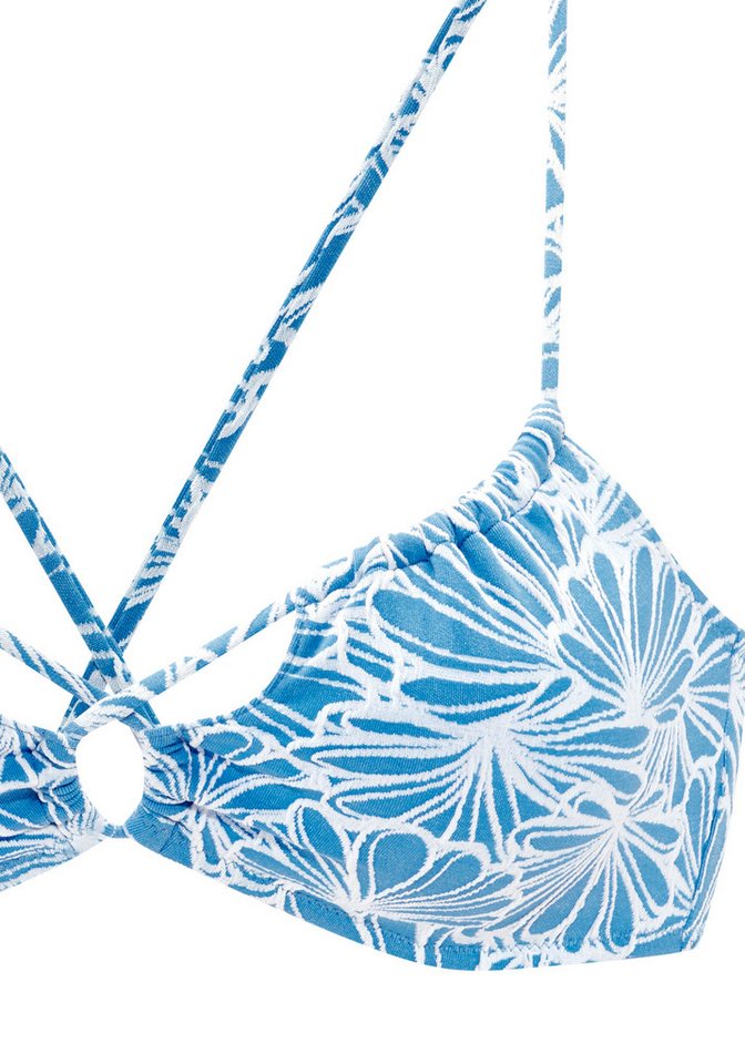 Venice Beach Bustier-Bikini-Top Peony, aus modischer Strukturware – Bild 3 von 4