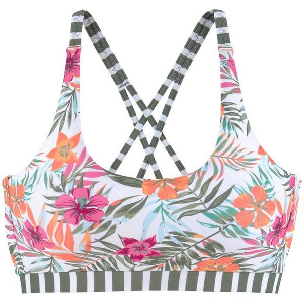 Venice Beach Bustier-Bikini-Top Summer, mit gerkreuzten Trägern
