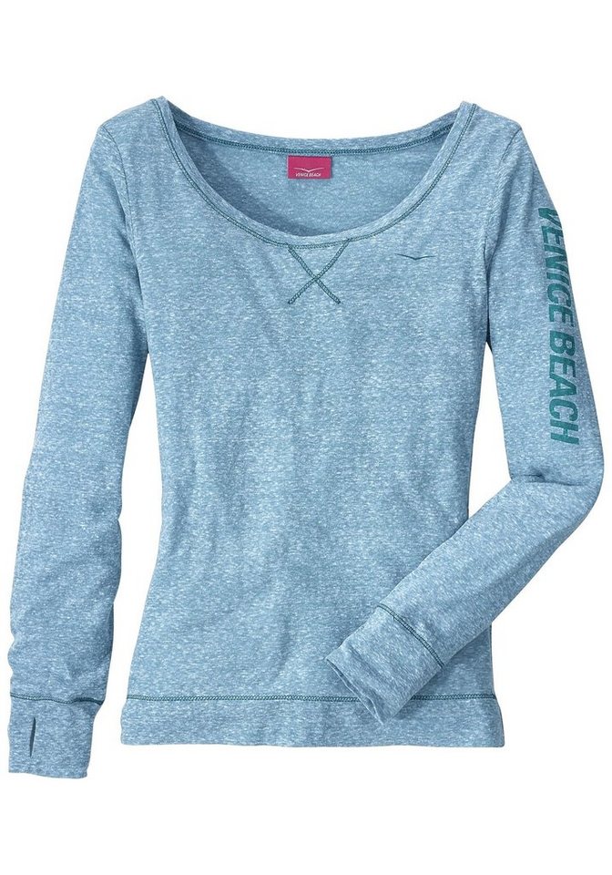 Venice Beach Langarmshirt mit sportlichem Logoprint, sportlich-casual – Bild 2 von 5