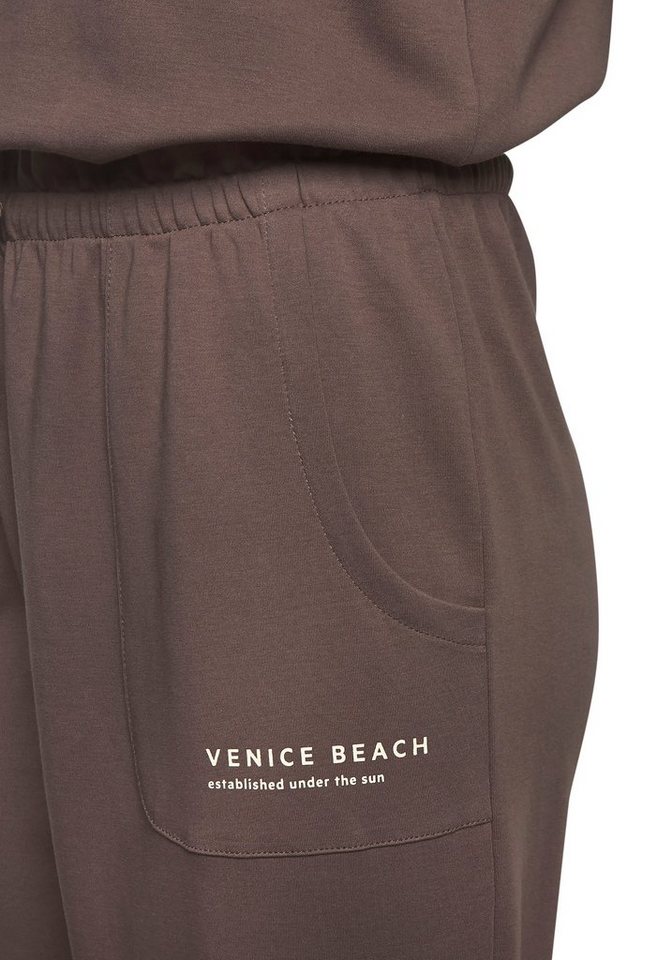 Venice Beach Overall aus Jerseyware, kurzärmliger Jumpsuit mit Taschen – Bild 5 von 5