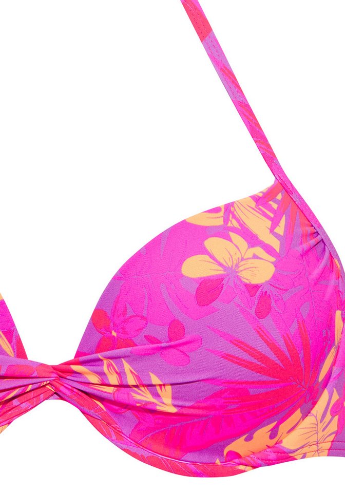 Venice Beach Push-Up-Bikini-Top Kaitlyn, mit floralem Allover-Print – Bild 3 von 4