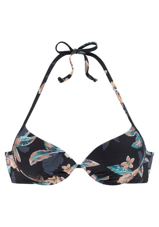 Venice Beach Push-Up-Bikini-Top Lori, wattierte Cups, mit integriertem Push-up-Effekt, im Nacken zu binden – Bild 2 von 5