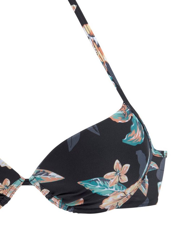 Venice Beach Push-Up-Bikini-Top Lori, wattierte Cups, mit integriertem Push-up-Effekt, im Nacken zu binden – Bild 3 von 5