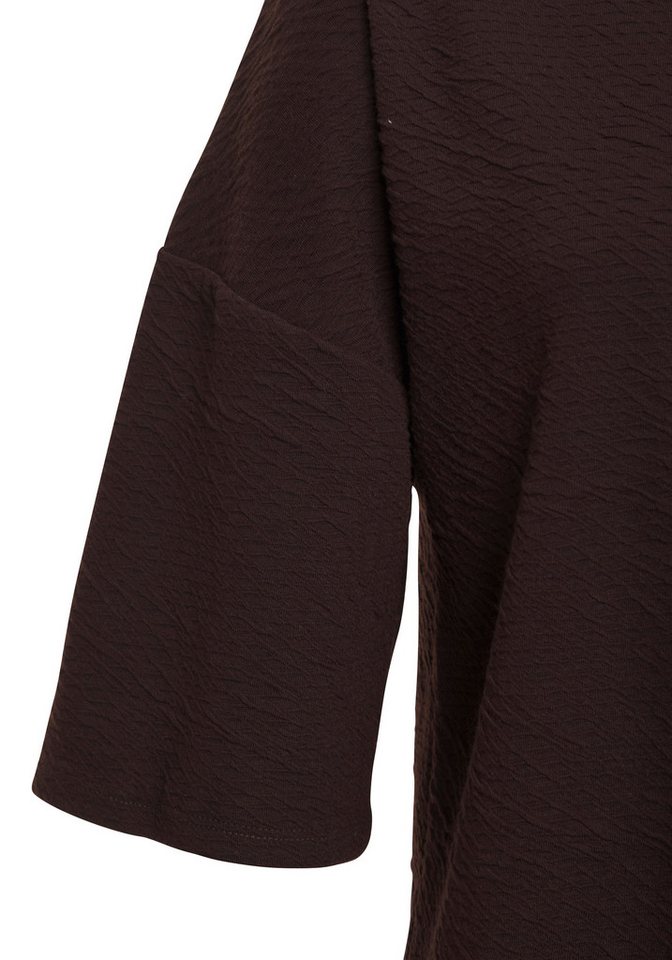 Venice Beach Rundhalsshirt aus softer Strukturware, Oversize-Shirt, Sommershirt, casual – Bild 4 von 5