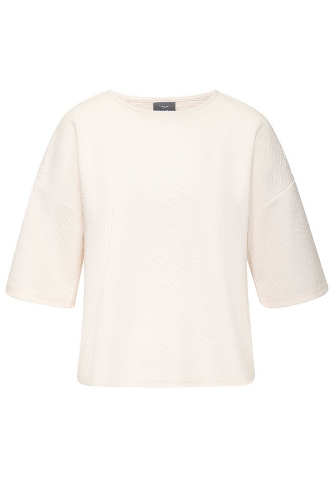 Venice Beach Rundhalsshirt aus softer Strukturware, Oversize-Shirt, Sommershirt, casual – Bild 2 von 5