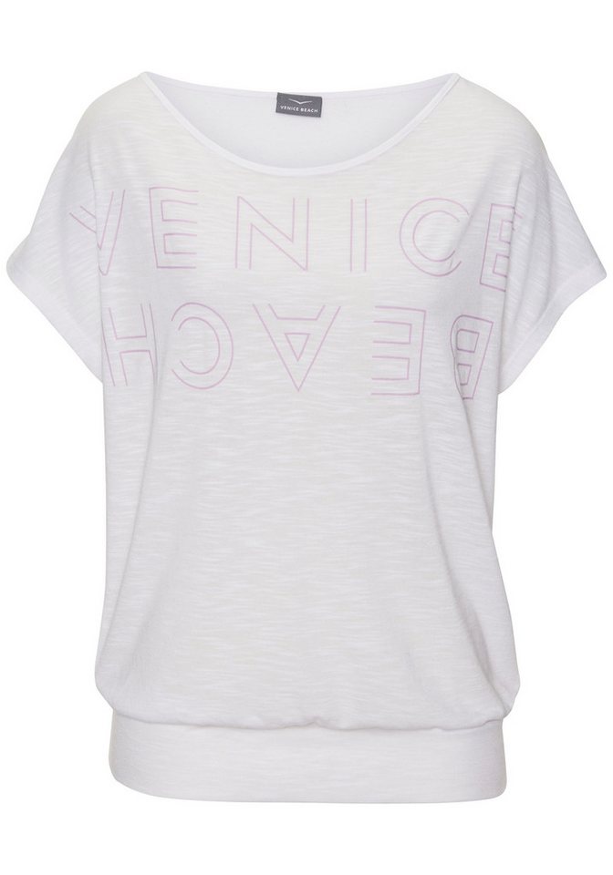 Venice Beach Rundhalsshirt mit Logoprint, T-Shirt, sommerlich-sportlicher Look – Bild 2 von 5
