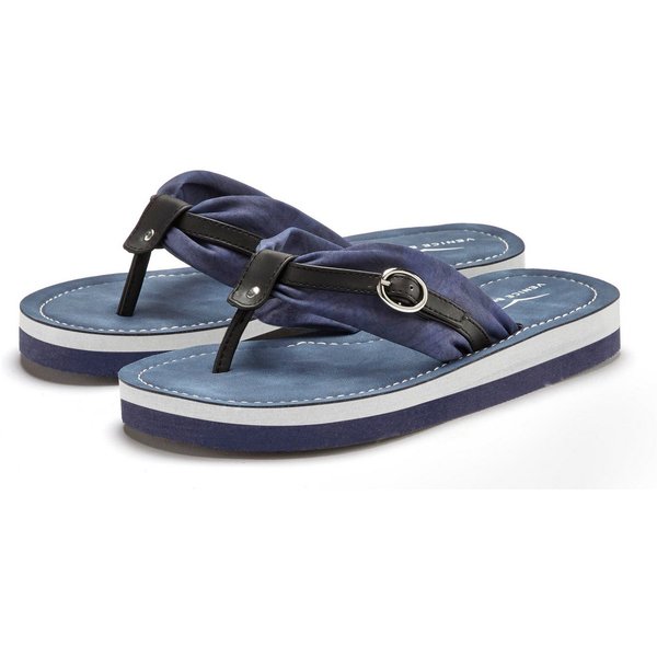 Venice Beach Sandale, Badeschuh, Pantolette, Badelatsche, Flip Flop, Badeschlappe Badezehentrenner Zehentrenner mit wasserabweisender und leichter Sohle VEGAN