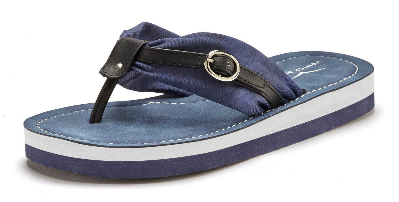 Venice Beach Sandale, Badeschuh, Pantolette, Badelatsche, Flip Flop, Badeschlappe Badezehentrenner Zehentrenner mit wasserabweisender und leichter Sohle VEGAN – Bild 2 von 5