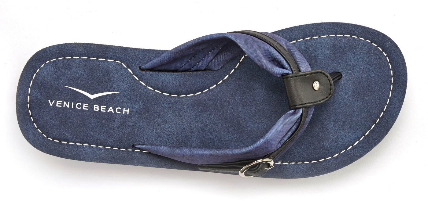 Venice Beach Sandale, Badeschuh, Pantolette, Badelatsche, Flip Flop, Badeschlappe Badezehentrenner Zehentrenner mit wasserabweisender und leichter Sohle VEGAN – Bild 3 von 5