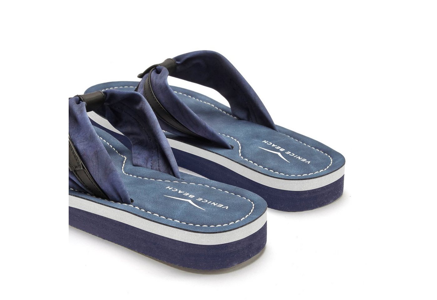 Venice Beach Sandale, Badeschuh, Pantolette, Badelatsche, Flip Flop, Badeschlappe Badezehentrenner Zehentrenner mit wasserabweisender und leichter Sohle VEGAN – Bild 5 von 5