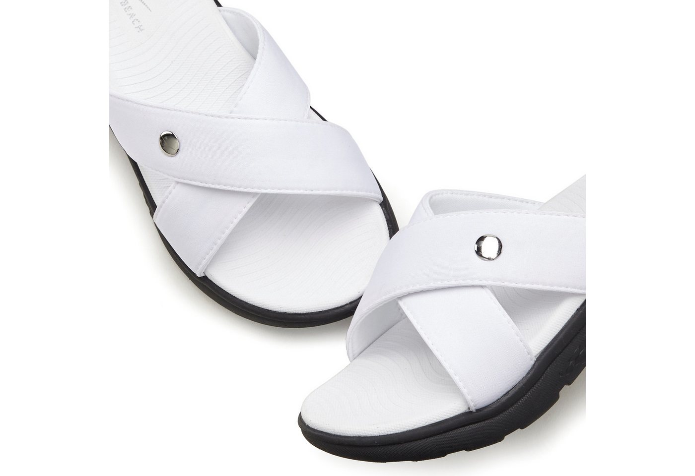 Venice Beach Sandale, Badeschuh, Sommerschuhe, Badelatsche, Flip Flop, Badeschlappe Badepantolette mit wasserabweisender und leichter Sohle VEGAN – Bild 4 von 5