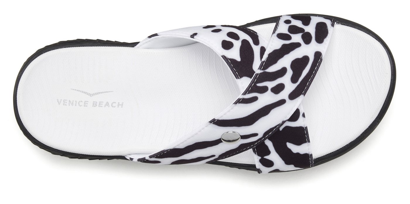 Venice Beach Sandale, Badeschuh, Sommerschuhe, Badelatsche, Flip Flop, Badeschlappe Badepantolette mit wasserabweisender und leichter Sohle VEGAN – Bild 3 von 5