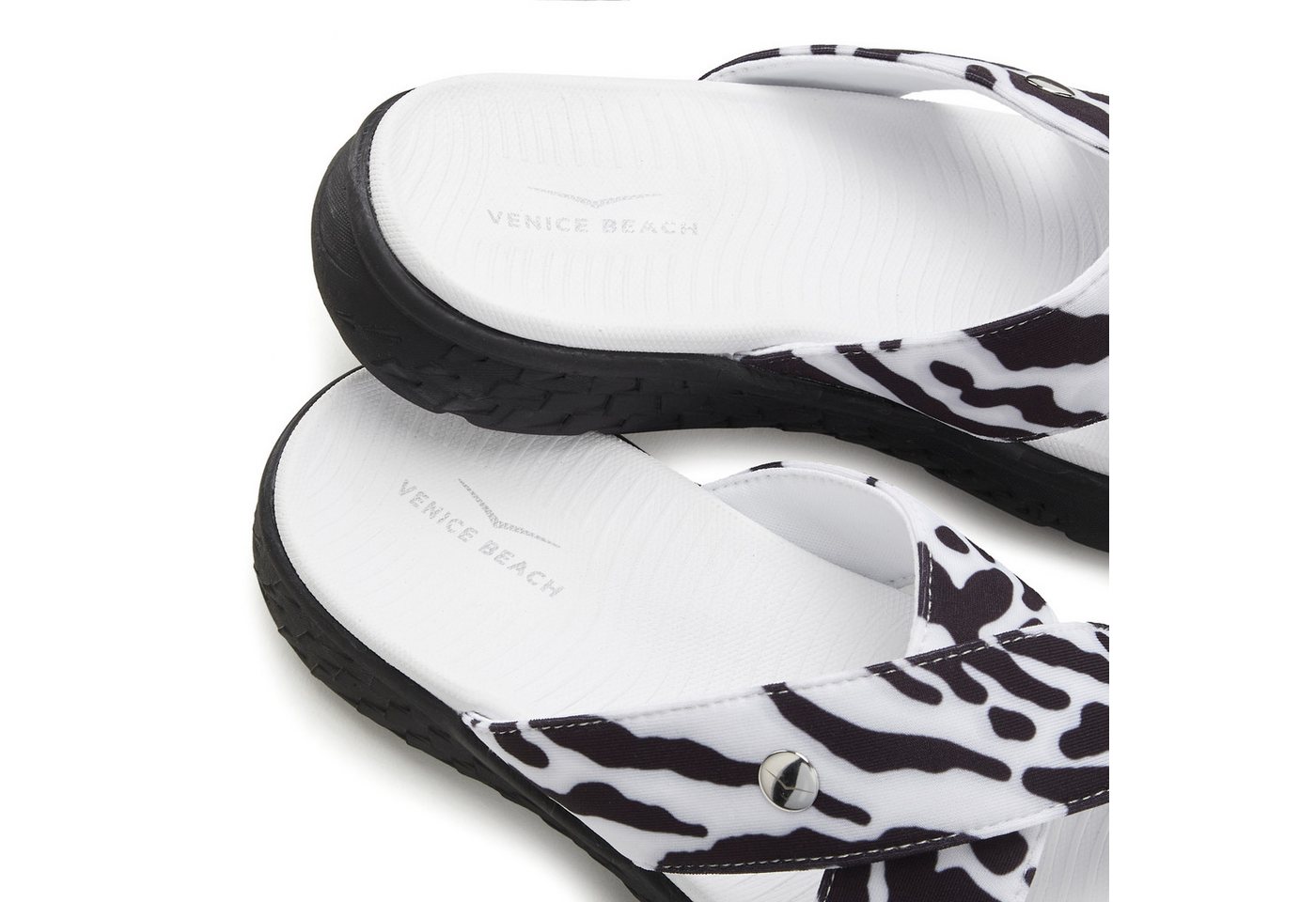 Venice Beach Sandale, Badeschuh, Sommerschuhe, Badelatsche, Flip Flop, Badeschlappe Badepantolette mit wasserabweisender und leichter Sohle VEGAN – Bild 5 von 5