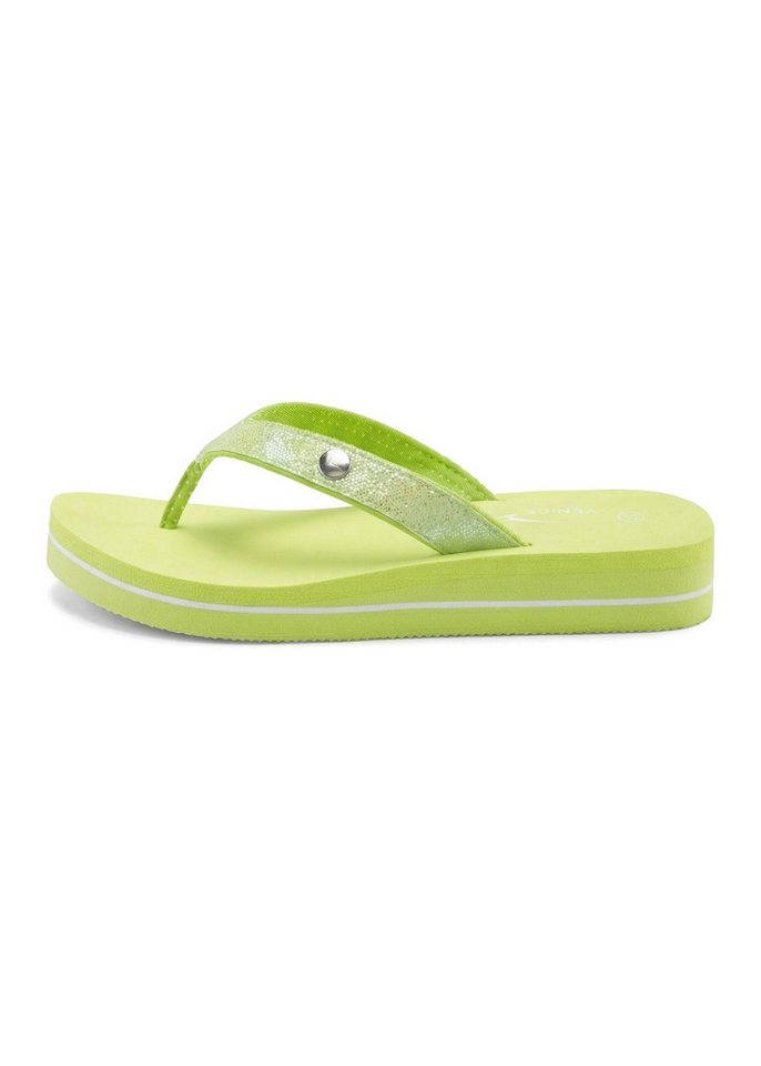 Venice Beach Sandale, Badeschuh, Badelatsche, Flip Flop, Badeschlappe, Pantolette Badezehentrenner Zehentrenner mit wasserabweisender und leichter Sohle VEGAN – Bild 3 von 5