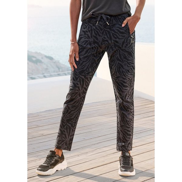 Venice Beach Sweathose aus weichem, angenehmen Sweat mit Animalprint, Jogginghose, sportlich-casual