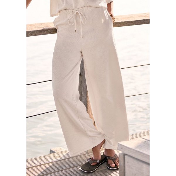 Venice Beach Sweathose mit weitem, lockeren Bein aus softer Strukturware, weite Schlupfhose, casual, luftig