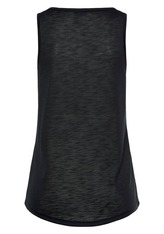 Venice Beach Tanktop aus weicher Slubware mit Logoprint Jerseytop mit breiten Trägern, Sommertop, lockeres Trägertop – Bild 4 von 5