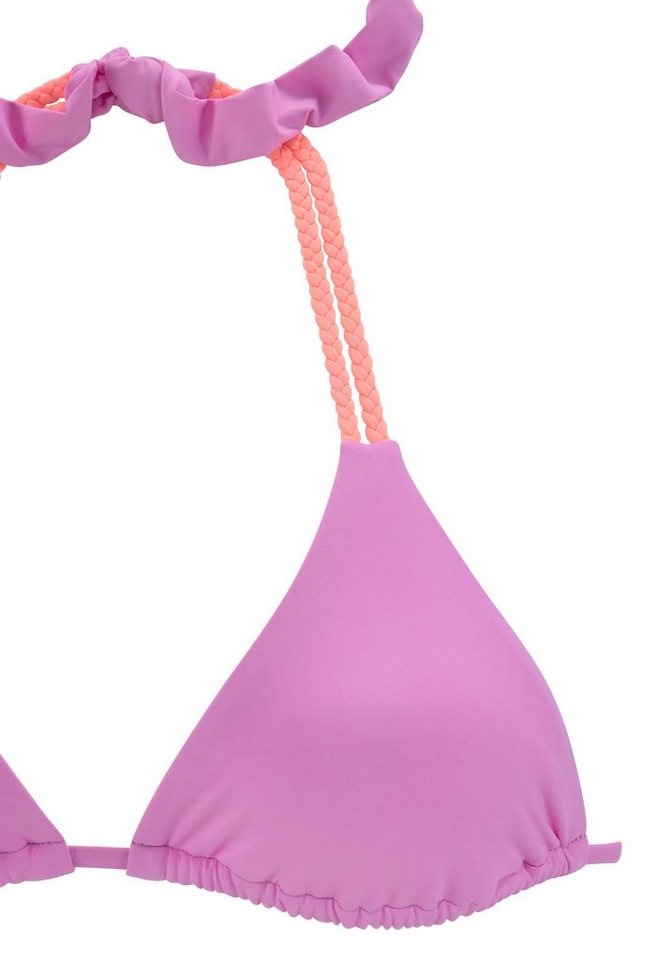 Venice Beach Triangel-Bikini-Top Anna, mit geflochtenen Details – Bild 3 von 5