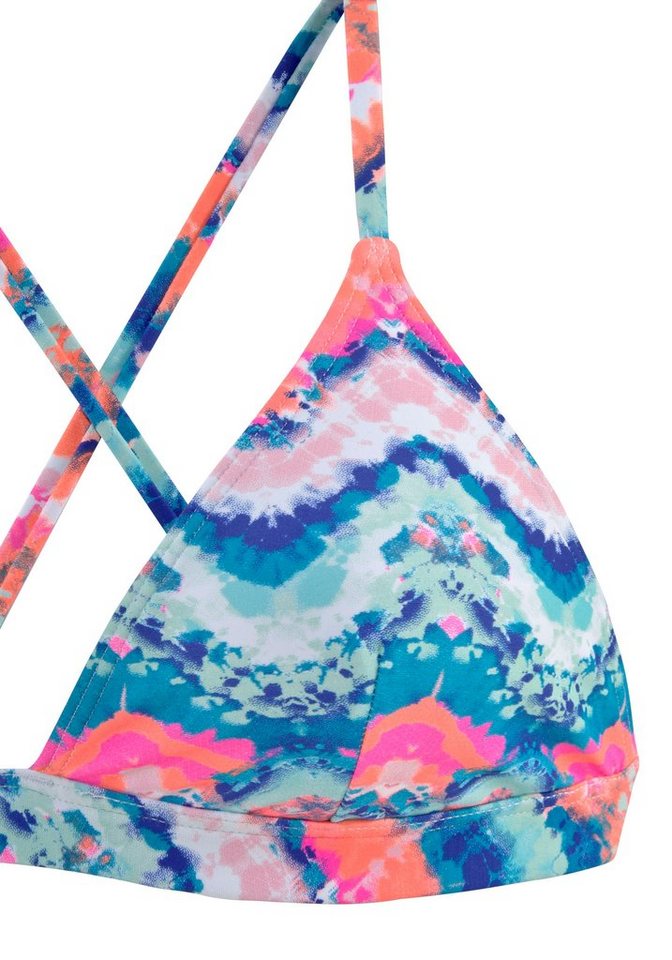 Venice Beach Triangel-Bikini-Top Face, mit sommerlichem Print – Bild 4 von 5
