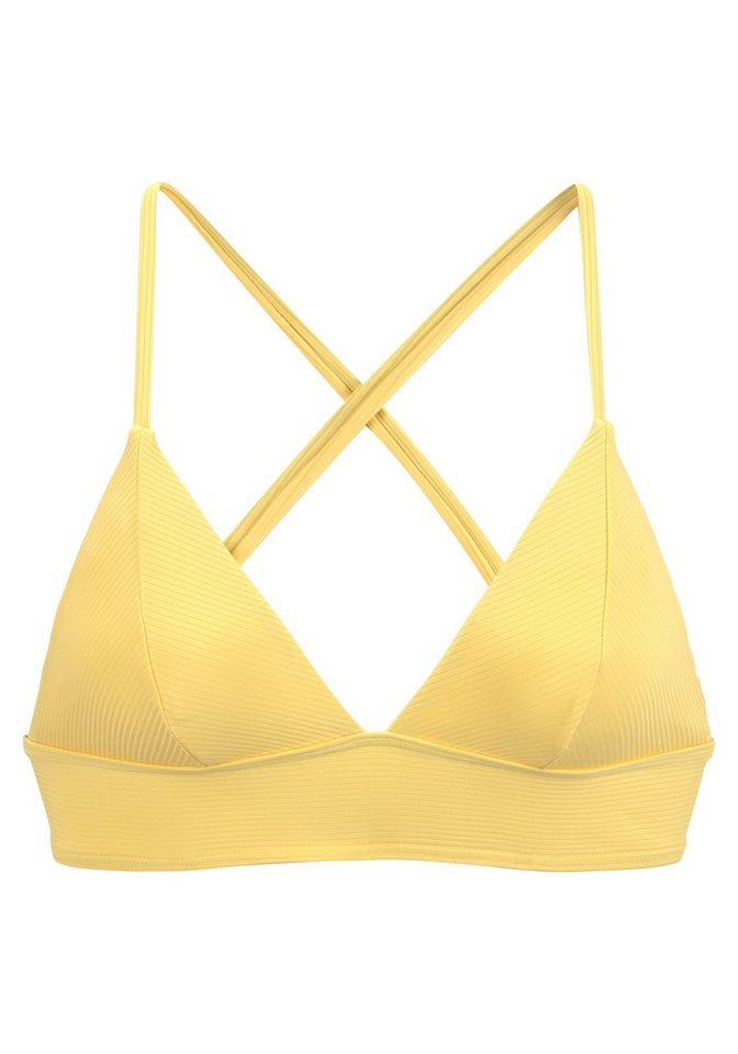 Venice Beach Triangel-Bikini-Top Lucky, aus gerippter Strukturware – Bild 2 von 5