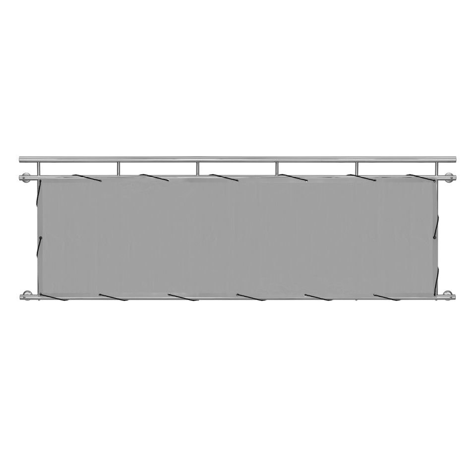 ventanara Balkonsichtschutz Balkonsichtschutz PVC Balkonverkleidung blickdicht Balkonbespannung – Bild 4 von 5
