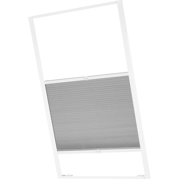 ventanara Dachfensterplissee Dachfenster passend für Velux Fenster Grau PK10