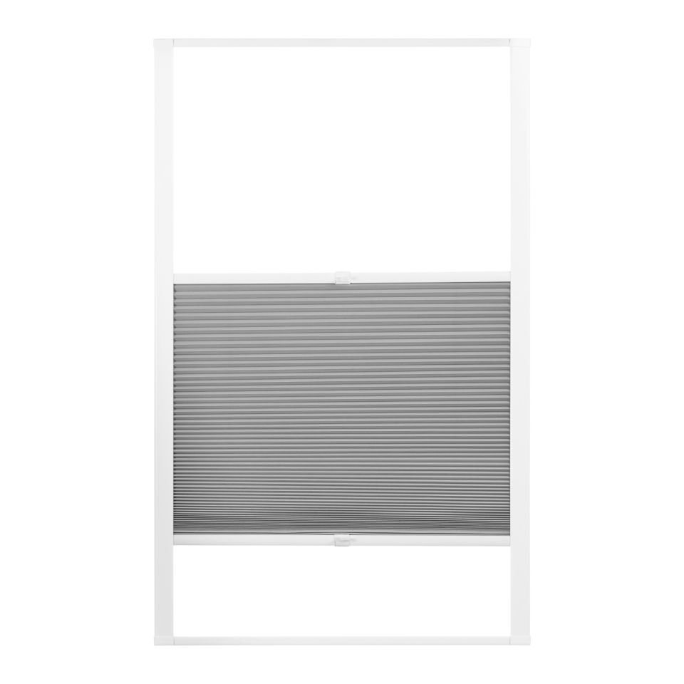 ventanara Dachfensterplissee Dachfenster passend für Velux Fenster Grau MK06 – Bild 3 von 5